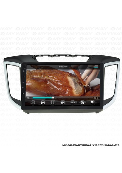 Hyundai İX25 Android 12 Multimedya Carplay 4gb RAM+64GB HDD Navigasyon Ekran