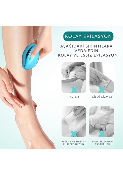 Crystal Eraser Ağrısız Tüy Dökücü Epilasyon Aleti