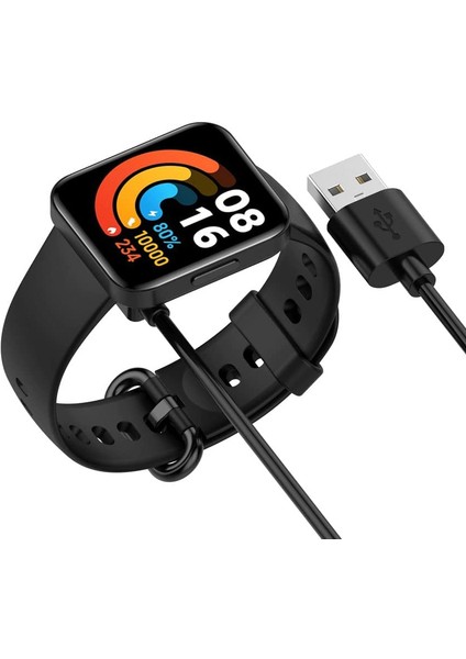 Xiaomi Redmi Watch 3 ve Redmi Watch 2 Lite Ile Uyumlu Akıllı Saat Şarj Aleti Wireless Charge Hızlı Şarj Cihazı