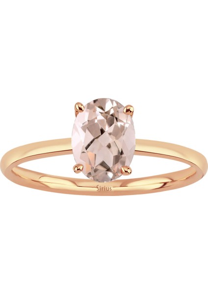 Oval Morganite Taşlı Esila Yüzük 0402R0050 fiyatları