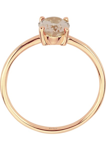 Oval Morganite Taşlı Esila Yüzük 0402R0050 modelleri