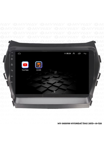 Hyundai İX45 Android 12 Multimedya Carplay 4gb RAM+64GB HDD Navigasyon Ekran indirimleri