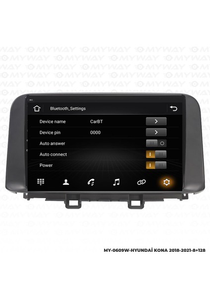 Hyundai Kona Android 12 Multimedya Carplay 4gb RAM+64GB HDD Navigasyon Ekran modelleri