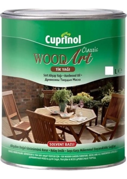 Woodart Classic Tik Yağı 0.75 Lt