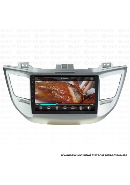 Hyundai Tucson Android 12 Multimedya Carplay 4gb RAM+64GB HDD 2015-2018 Navigasyon Ekran