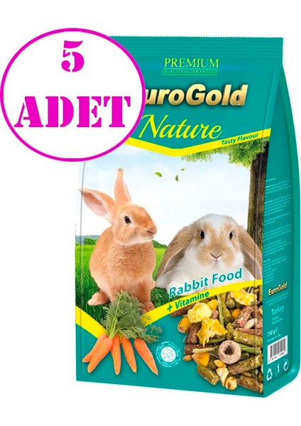 Tavşan Yemi 750 gr 5 Ad