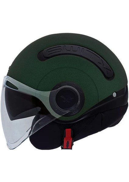 Sx.10 Mat Yeşil Kask
