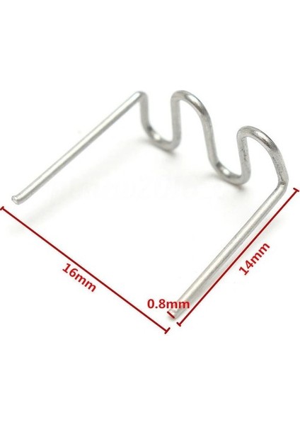 Otomotiv Plastik Onarım Makinesi Seti S Tıp 0.8 mm 100 Adet