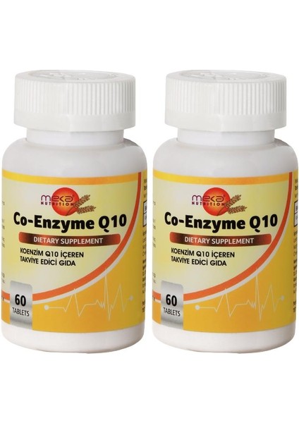 Coenzyme Q10 2 x 60 Tablet Koenzim 125 mg