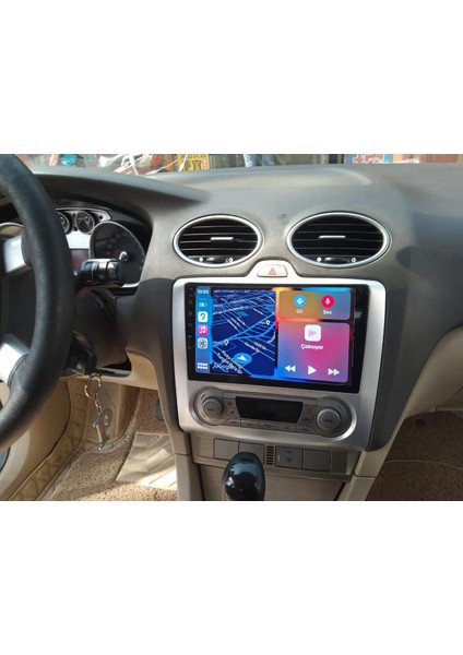 Ford Focus 2006-2011 Android Sürüm 13 Kablosuz Carplay Navigasyon Multimedya 9 Inç Ekran 2gb Ram 32GB Rom Hafıza