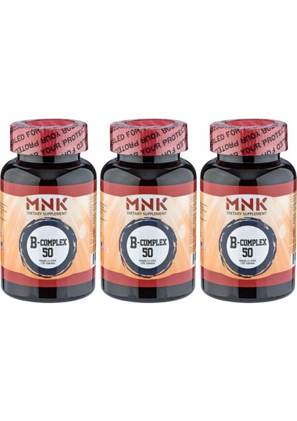 B Vitamini Kompleks 50 3 x 120 Tablet Vitamin B Complex