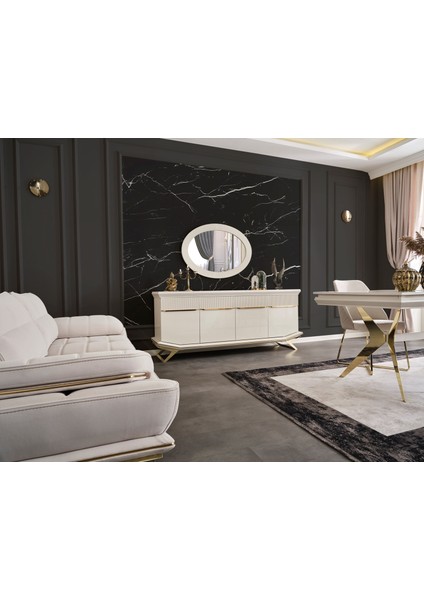 Angel Gold Mdf Yemek Odası Takımı fiyatları