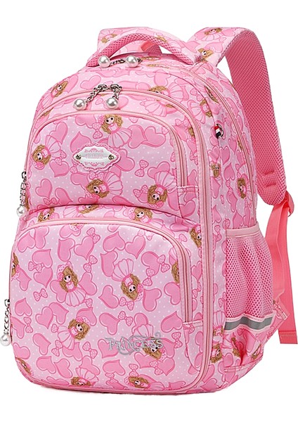 Yeni Çocuk Okul Çantası Kadın Aşk Prenses Baskılı Omuz Çantası 4-6 Sınıf Ilkokul Okul Çantası (Yurt Dışından) fiyatları