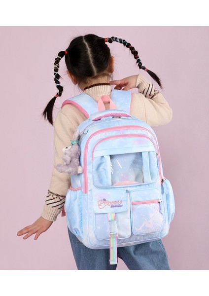 Tatlı Prenses Fan Kişilik Eğilim Moda Karikatür Ilköğretim Okulu Öğrenci Okul Çantası Kadın 1-3 Sınıf Çocuk Sırt Çantası (Yurt Dışından) fiyatları