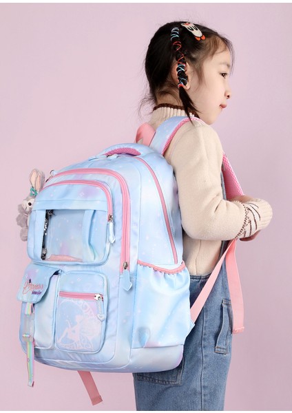 Tatlı Prenses Fan Kişilik Eğilim Moda Karikatür Ilköğretim Okulu Öğrenci Okul Çantası Kadın 1-3 Sınıf Çocuk Sırt Çantası (Yurt Dışından) modelleri