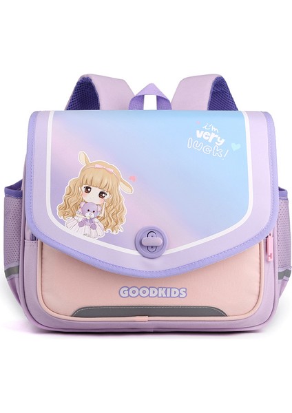 2023 Yeni Ilkokul Öğrencileri Erkek ve Kadın Flip-Top Yatay Sırt Çantası Okul Çantası Rahat Büyük Kapasiteli Hafif Çocuk Sırt Çantası 2-3. Sınıflar Için (Yurt Dışından)