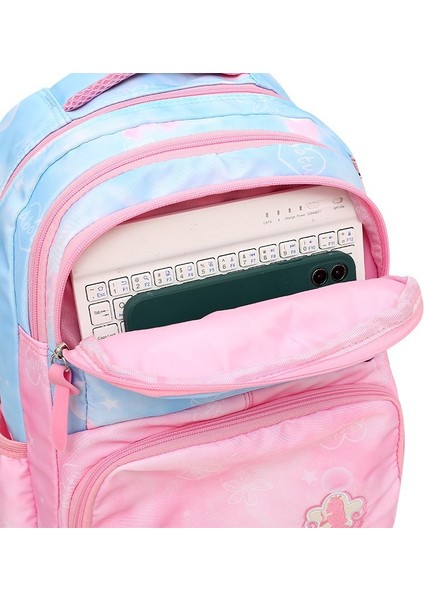 Kontrast Renkli Büyük Kapasiteli Degrade Yıldızlı Gökyüzü Sırt Çantası Ilkokul Okul Çantası Kız 1-3 Dereceli Hafif Sırt Çantası (Yurt Dışından) fiyatları