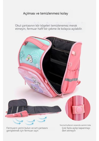 3D Hepsi Bir Arada Havalı Masaj Hava Yastığı Uzay Sırt Çantası Ilkokul Erkekleri Için Kızların Okul Çantası Üzerindeki Yükü Azaltmak Için Çizgi Film Klişeleri (Yurt Dışından) fiyatları