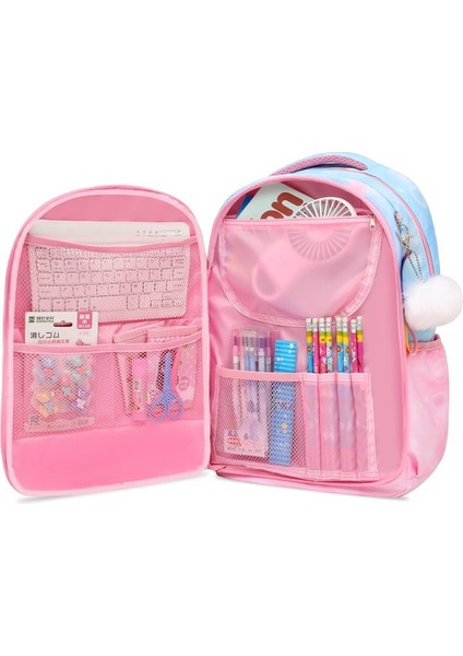 Kontrast Renkli Büyük Kapasiteli Degrade Yıldızlı Gökyüzü Sırt Çantası Ilkokul Öğrencisi Okul Çantası Kız 3-6 Sınıf Hafif Sırt Çantası Büyük (Yurt Dışından) modelleri