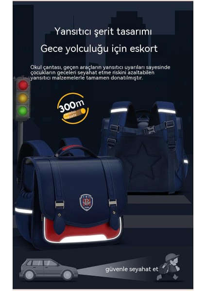 Yatay Okul Çantası Ilkokul Öğrencileri Erkek ve Kız Çocukları 2-4. Sınıflar Için Yükü Azaltan Omurga Koruma Sırt Çantası (Yurt Dışından) modelleri