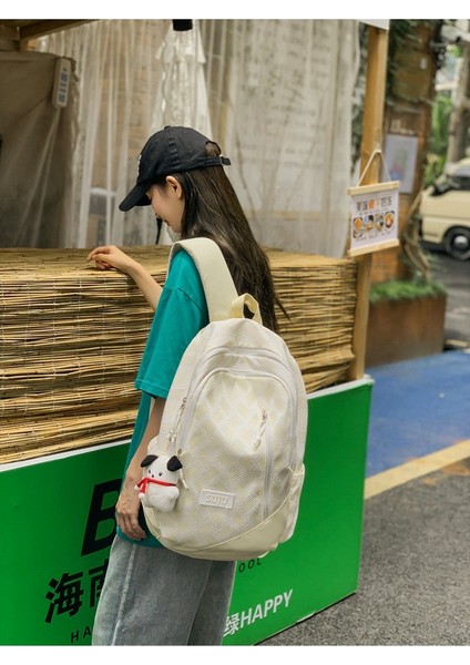 Öğrenci Okul Çantası Moda Ortaokul Kampüsü Sırt Çantası Büyük Kapasiteli Bilgisayar Sırt Çantası (Yurt Dışından) modelleri