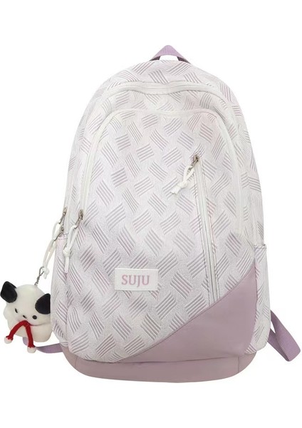 Öğrenci Okul Çantası Moda Ortaokul Kampüsü Sırt Çantası Büyük Kapasiteli Bilgisayar Sırt Çantası (Yurt Dışından)