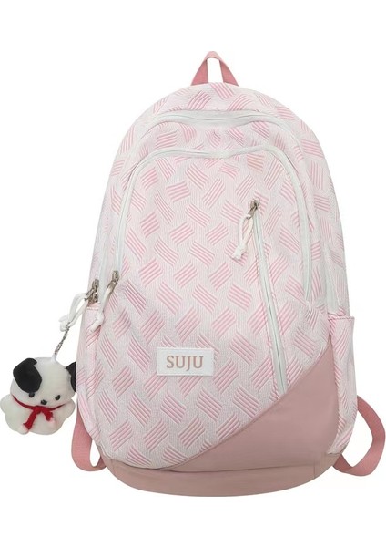 Öğrenci Okul Çantası Moda Ortaokul Kampüsü Sırt Çantası Büyük Kapasiteli Bilgisayar Sırt Çantası (Yurt Dışından)