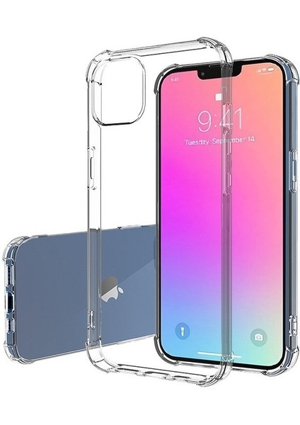 Apple IPHONE14/14PRO Şeffaf Hava Yastığı Çarpışma Önleyici Cep Telefonu Kılıfı (Bayer Tpu Ince ve Sarı Değil) (Yurt Dışından)