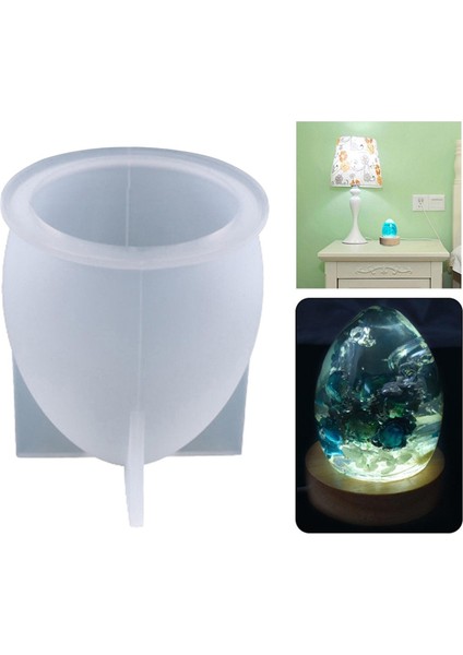 Kesoto Reçine 3D Yumurta Silikon Epoksi Kalıp - Beyaz (Yurt Dışından) modelleri