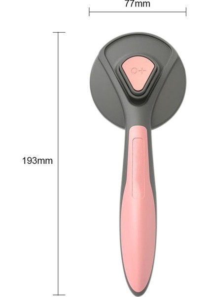 Evcil Hayvanlar Için Tüy Temizleme Fırçası - Pembe/gri (Yurt Dışından)