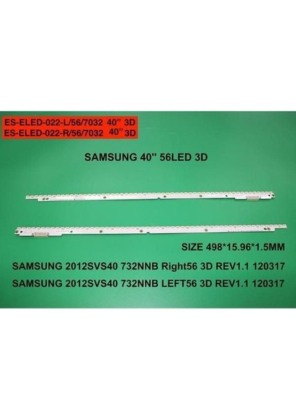 Samsung 2012SVS40 7032NNB 40ES6100 40ES5500 Samsung LED Bar