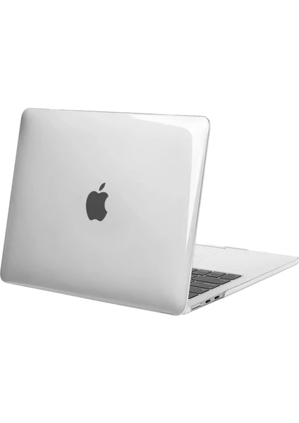 Apple MacBook Air M2 Çip 2023 Kılıf A2941 15.3 Inç 360° Koruma Transparan Parlak Hava Kanallı Kapak