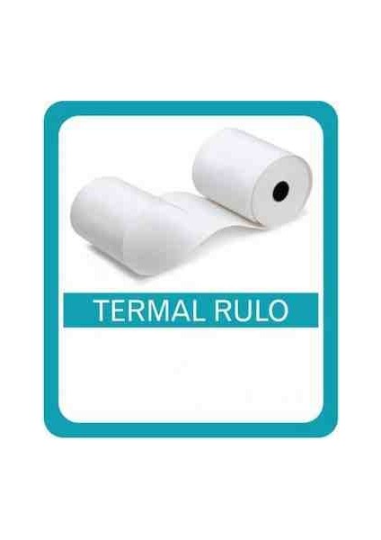 80X40 Termal Rulo Adisyon Fişi Mopak 20 Rulo