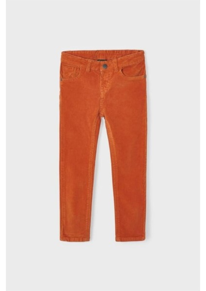 Erkek Çocuk Fitilli Slim Fit Basic Pantolon 537 Turuncu fiyatları