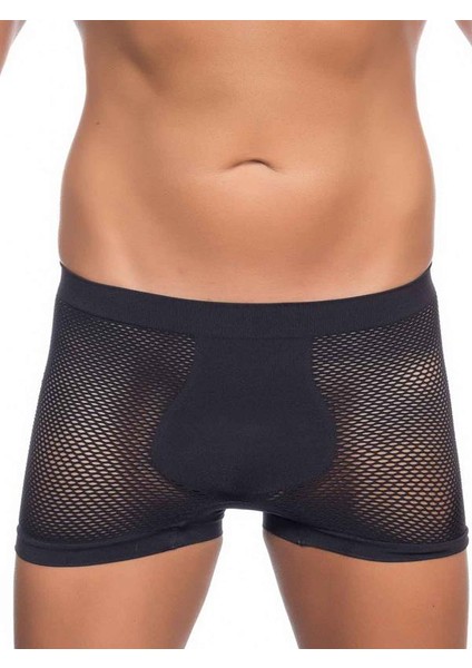 Emay Fileli Soft Yumuşak Özel Tasarım Erkek Boxer Siyah fiyatları