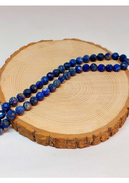 Lapis Taşı Faset Kesim Kolye 8mm (Klipsli) modelleri