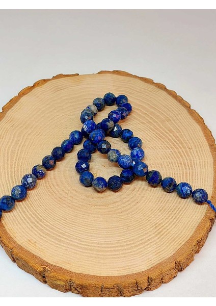 Lapis Taşı Faset Kesim Kolye 8mm (Klipsli) fırsatları
