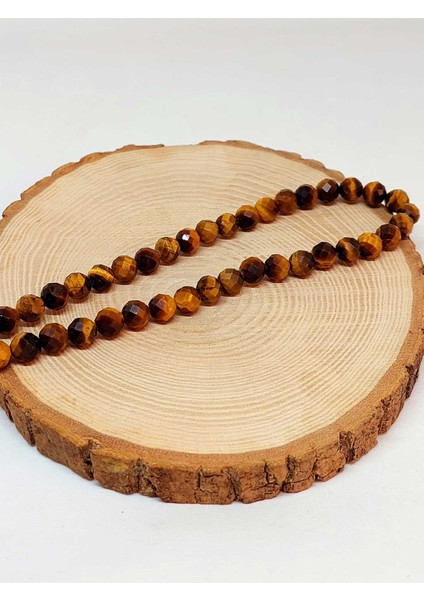 Kaplangözü Taşı Faset Kesim Royal Kolye 8mm (Klipsli) (39555) indirimleri