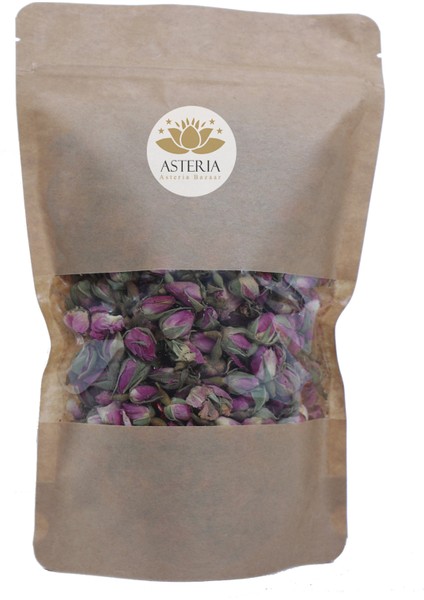 Asteria Bazaar Mor Gül Kurusu Purple Rose Bud Tea  Mor Kuru Gül Goncası Çayı