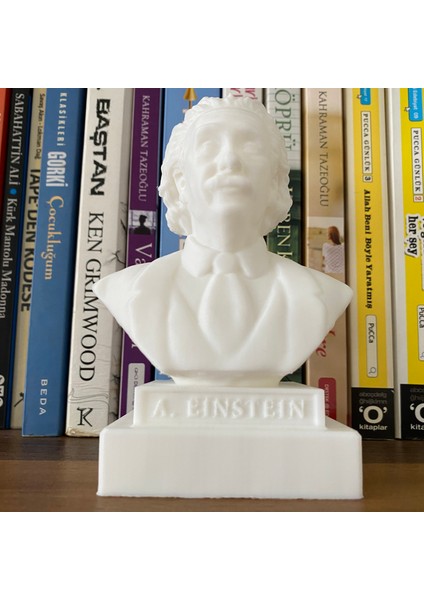 Albert Einstein Dekoratif Obje Kitaplık Dekor Hediyelik Biblo