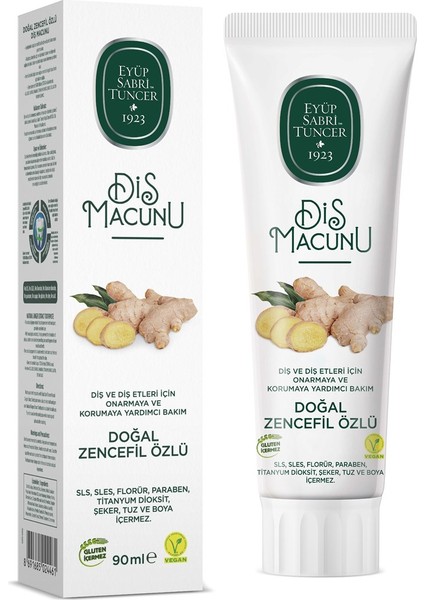 Doğal Zencefil Özlü Macunu 90ML