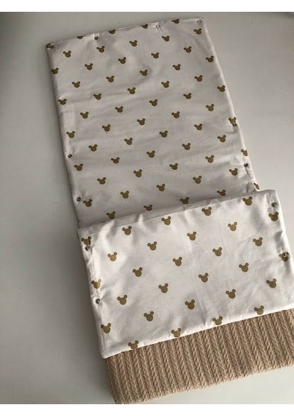 Bej Örgü Gold Mickey Kundak fiyatları