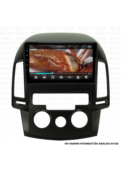 Hyundai I30 Android 12 Multimedya Carplay 4gb RAM+64GB HDD Analog Navigasyon Ekran fiyatları