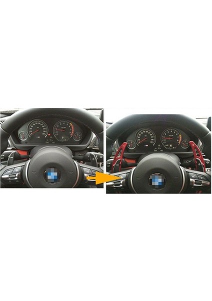 Bmw F30 m3 direksiyon f1 vites kulakçık paddle shift kırmızı