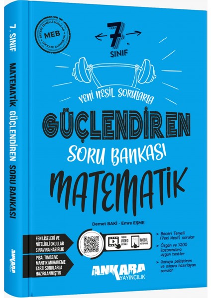 7.Sınıf Güçlendiren Türkçe -Matematik-Fen Bilimleri Soru Bankası