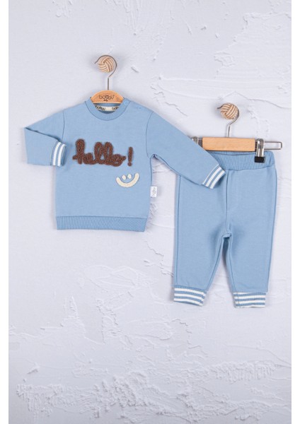 Hello Nakışlı % 100 Pamuk 2'li Erkek Bebek Takım fiyatları