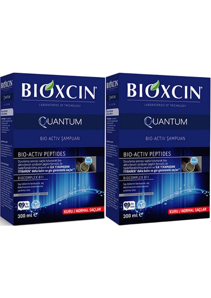 Quantum Normal ve Kuru Saçlar İçin Şampuan 300 ml x 2 Adet