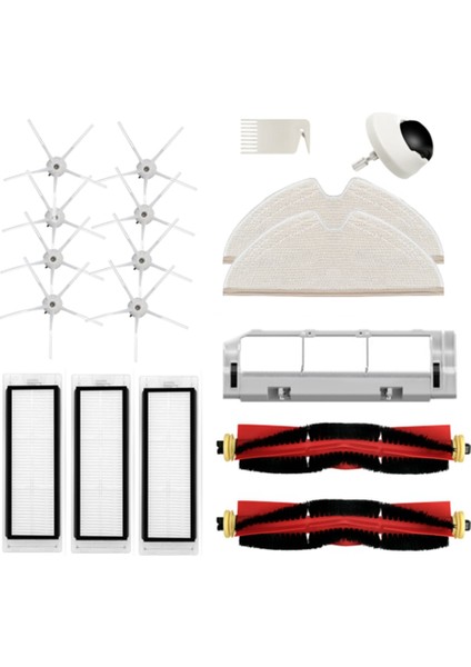 Ana Yan Fırça Paspas Hepa Filtre Kiti Mi Vakum 1 S Robot Için S50 S51 S55 S6 T4 T6 T60 T61 T65 Parçaları A (Yurt Dışından) fiyatları