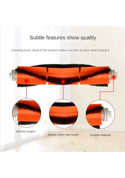 Ana Yan Fırça Paspas Hepa Filtre Kiti Mi Vakum 1 S Robot Için S50 S51 S55 S6 T4 T6 T60 T61 T65 Parçaları A (Yurt Dışından) modelleri