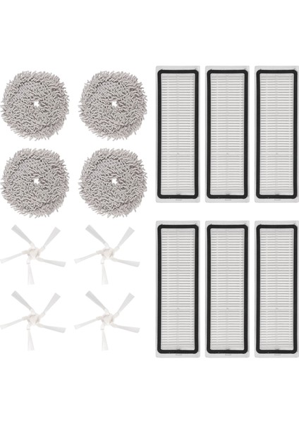 Bot W10 Süpürge Aksesuarları, Yan Fırça, Hepa Filtre, Mop Bezi Yedek Parçaları (Yurt Dışından) modelleri
